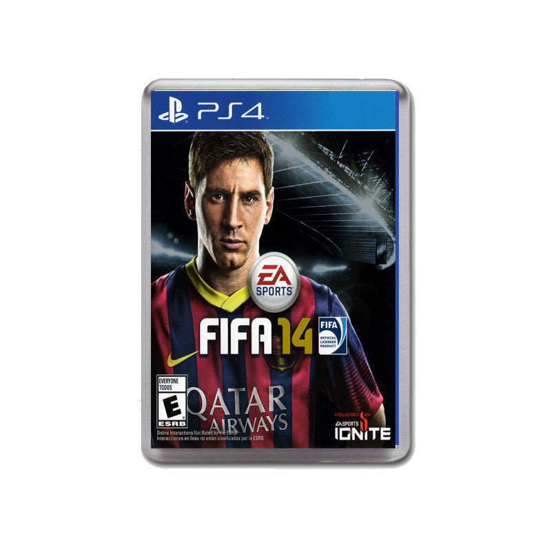 Fifa 14 Ps4 Game Inspired Retro Gaming Magnet