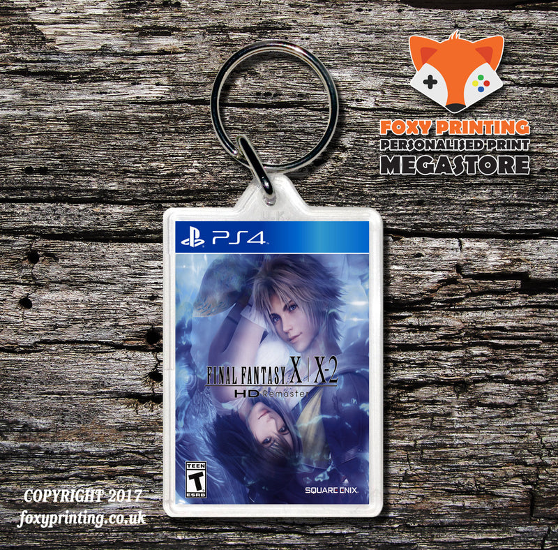FINAL FANTASY X-2 PS4 Game Inspired Retro Gaming Keyring