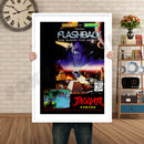 FLASHBACK JAGUAR CD Retro GAME INSPIRED THEME Nintendo NES Gaming A4 A3 A2 Or A1 Poster Art 126
