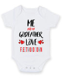 Me and My Godfather Love FLEETWOOD TOWN Personalised FOOTBALL TEAM Baby Grow