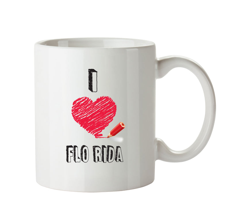 I Love FLO RIDA Celebrity Mug