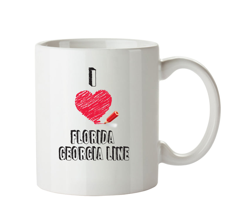 I Love FLORIDA GEORGIA LINE Celebrity Mug
