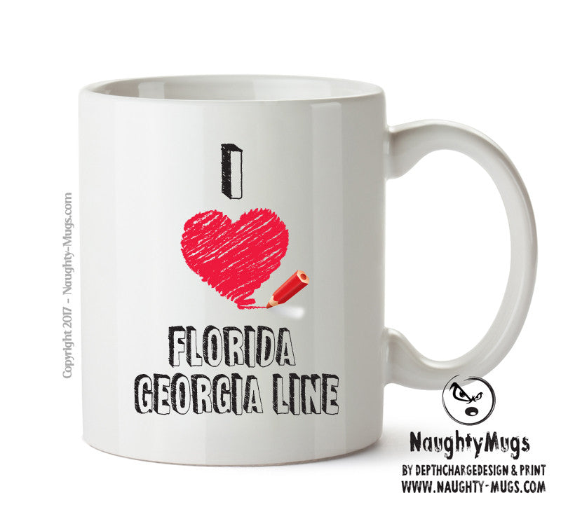 I Love FLORIDA GEORGIA LINE Celebrity Mug