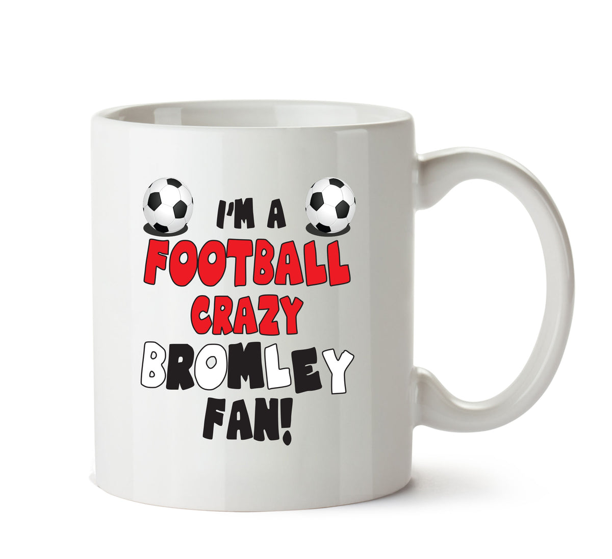 Crazy Bromley Fan Football Crazy Mug Adult Mug Office Mug – printed mug product image 1