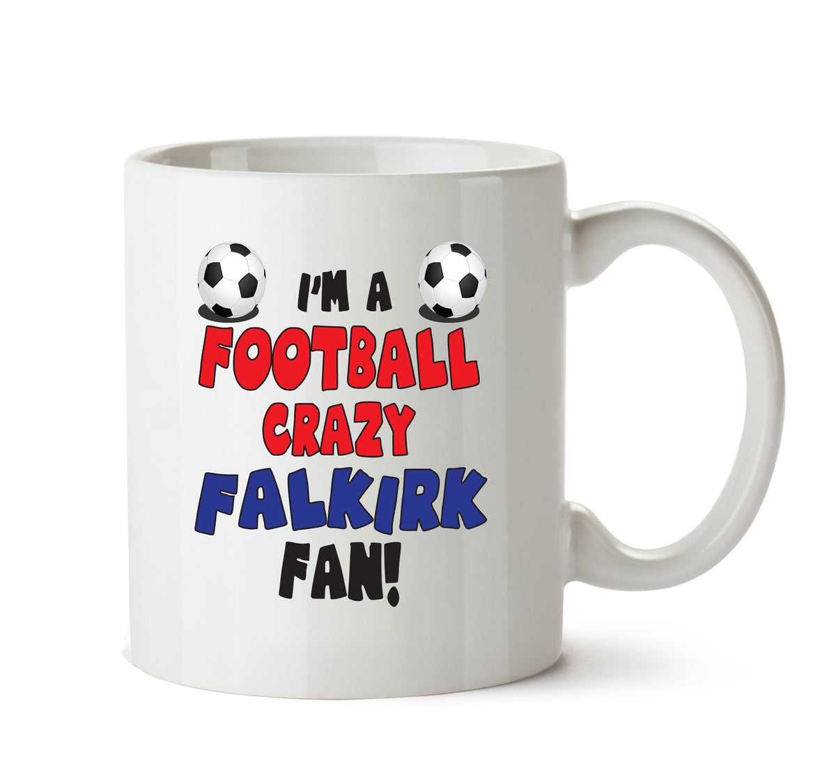 Crazy Falkirk Fan Football Crazy Mug Adult Mug Office Mug – printed mug product image 1