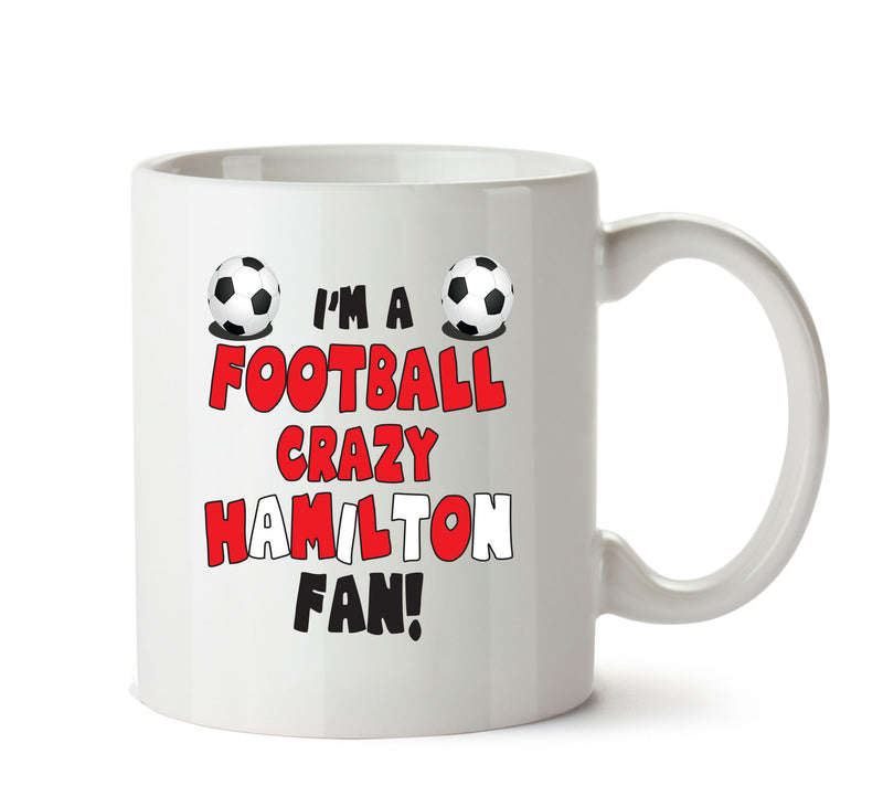 Crazy Hamilton Fan Football Crazy Mug Adult Mug Office Mug