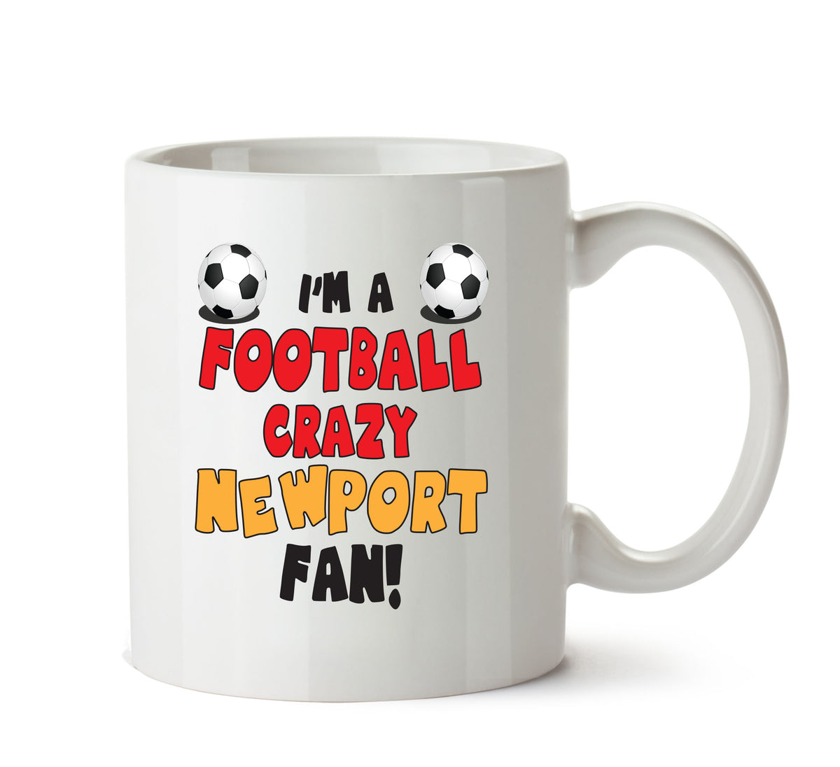 Crazy Newport Fan Football Crazy Mug Adult Mug Office Mug – printed mug product image 1