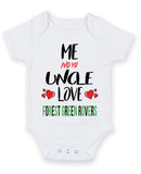Me and My Uncle Love FOREST GREEN ROVERS Personalised FOOTBALL TEAM Baby Grow