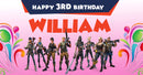 Fortnite Children's Birthday Banner Thick 2