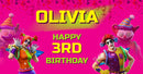 Fortnite Children's Birthday Banner Thick 5