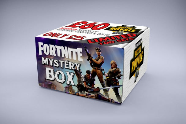 £60 FORTNITE MYSTERY BOX - PERSONALISED Printed Gamer Gifts