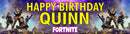 Fortnite Custom Children's Birthday Banner Thin