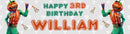 Fortnite Children's Birthday Banner Thin 1