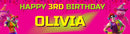 Fortnite Children's Birthday Banner Thin 5