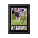FRANCESCO MOLINARI Limited Edition Golfer Signed Print - Golf