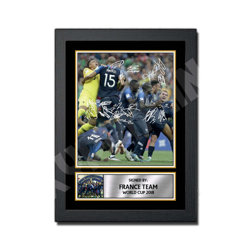 FRANCE TEAM WORLD CUP 2018 2 Limited Edition Football Player Signed Print - Football