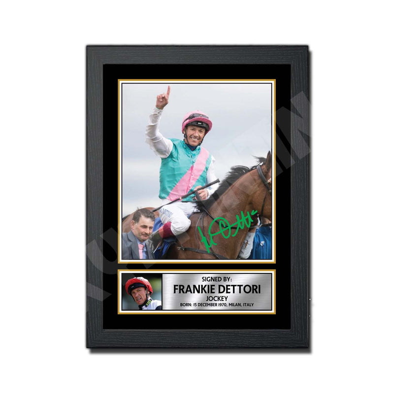 FRANKIE DETTORI 2 Limited Edition Horse Racer Signed Print - Horse Racing