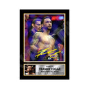 FRANKIE EDGAR 2 Limited Edition MMA Wrestler Signed Print - MMA Wrestling