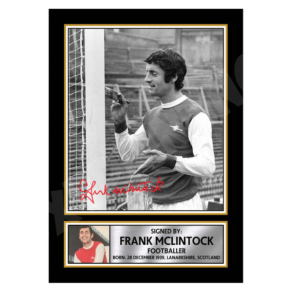 FRANK MCLINTOCK Football Player Printed Signature Print
