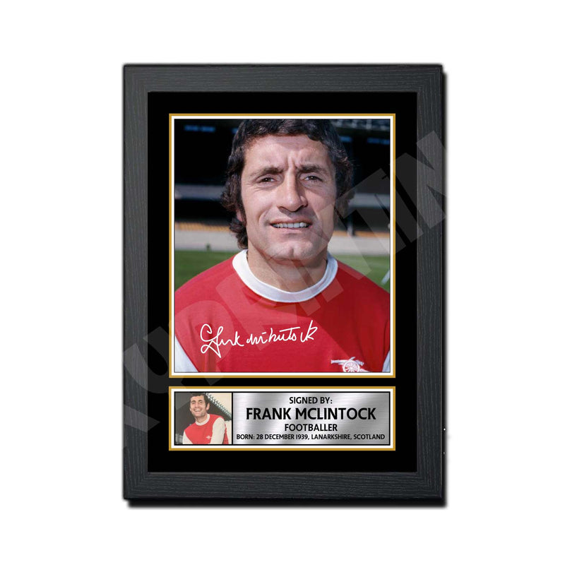 FRANK MCLINTOCK 2 Limited Edition Football Player Signed Print - Football