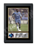 FRANK SINCLAIR 2 Limited Edition Football Player Signed Print - Football