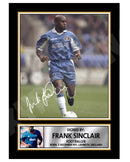 FRANK SINCLAIR 2 Limited Edition Football Player Signed Print - Football
