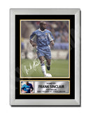 FRANK SINCLAIR 2 Limited Edition Football Player Signed Print - Football