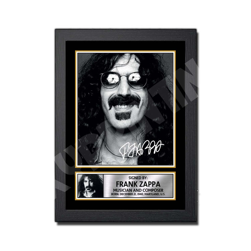 FRANK ZAPPA 2 Limited Edition Music Signed Print