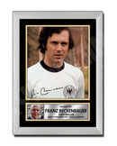 FRANZ BECKENBAUER Limited Edition Football Player Signed Print - Football