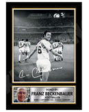 FRANZ BECKENBAUER 2 Limited Edition Football Player Signed Print - Football