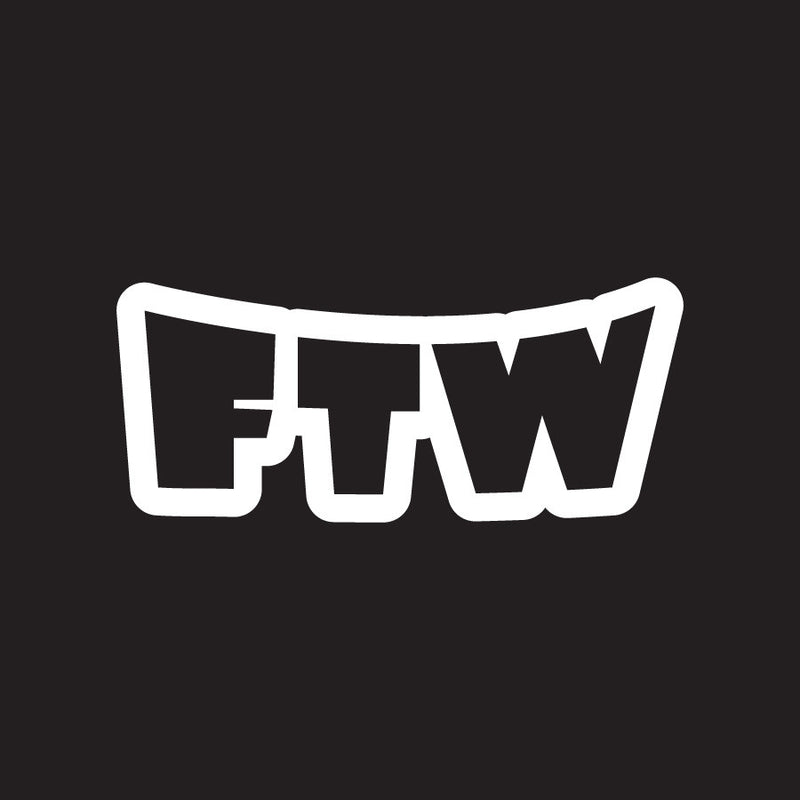 FTW Novelty Vinyl Car Sticker