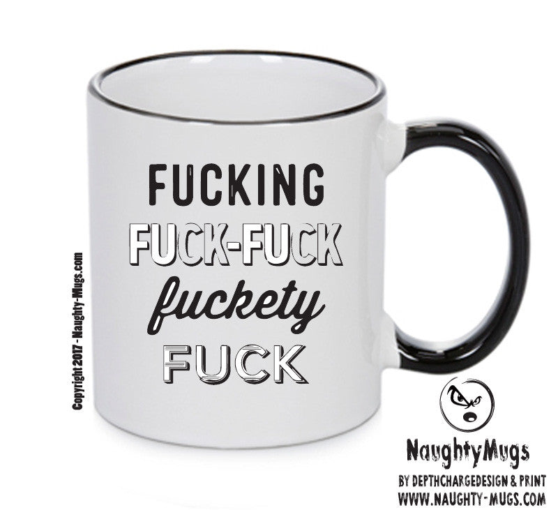 FUCK FUCK FUCK Mug Adult Mug Office Mug Funny Mug Adult Mug Office Mug – printed mug product image 1