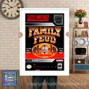 Family Feud Super Nintendo GAME INSPIRED THEME Retro Gaming Poster A4 A3 A2 Or A1