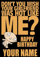 Family Guy 3 Theme INSPIRED Personalised Birthday Card