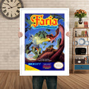 Faria Retro GAME INSPIRED THEME Nintendo NES Gaming A4 A3 A2 Or A1 Poster Art 230