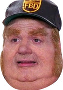 Fat Bastard Austin Powers Fancy Dress Cardboard Celebrity Party Face Mask