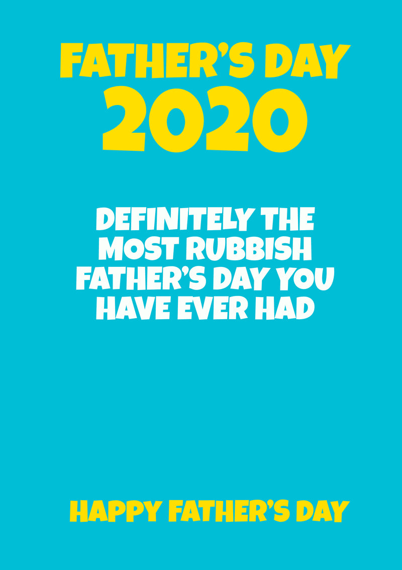 Father's Day Card 15 Most rubbish fathers day