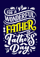 Father's Day Card 1 For a wonderful father