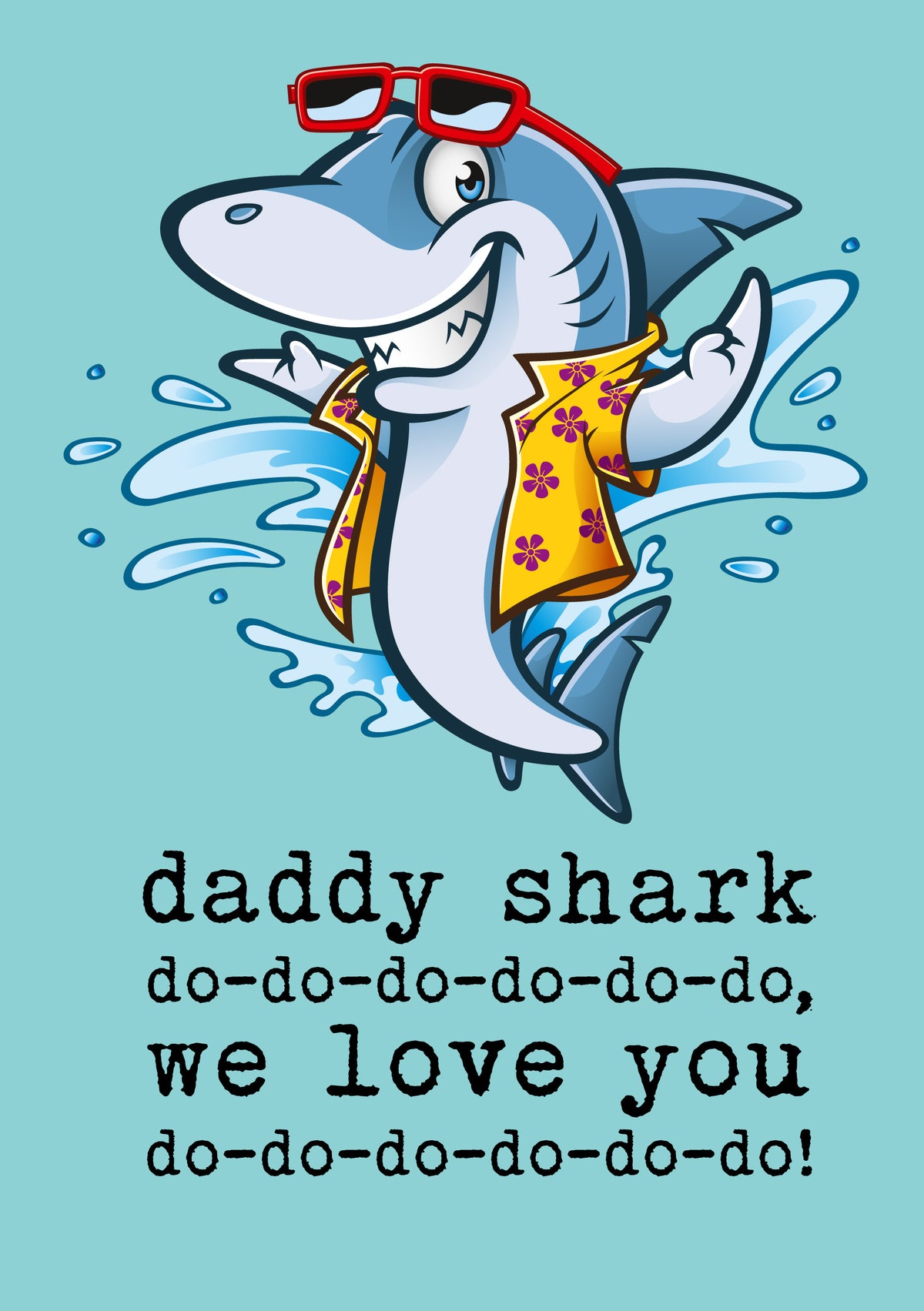 Father's Day Card 3 Daddy shark