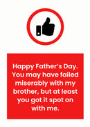 Father's Day Card 41 you got it spot on with me