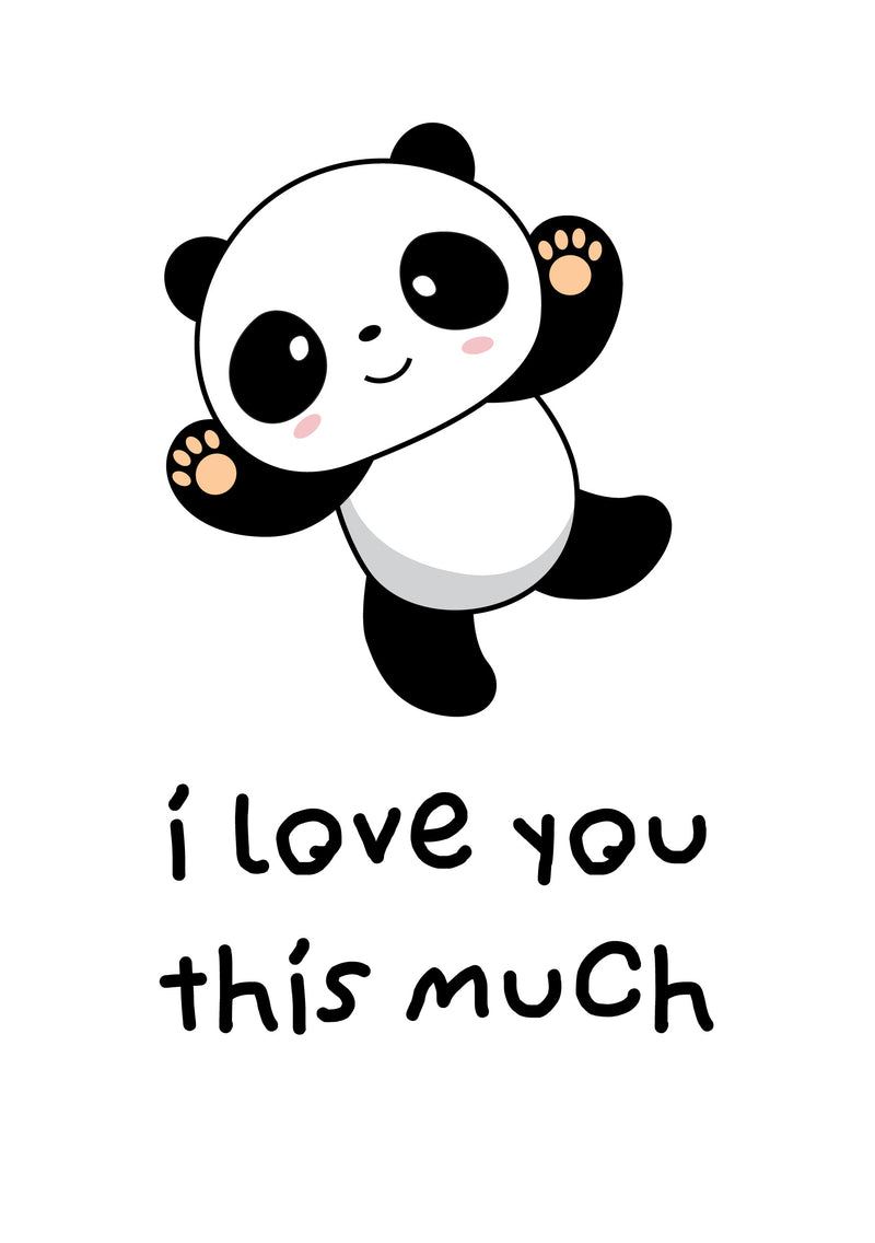Father's Day Card 47 I LOVE YOU THIS MUCH