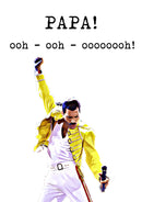 Father's Day Card 60 Freddie Mercury