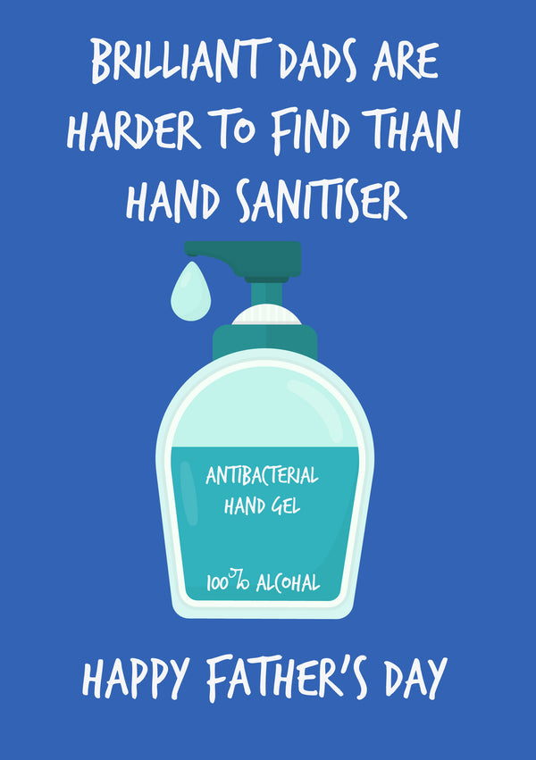 Father's Day Card 95 Brilliant Dads ARE Harder to Find Than Hand Sanitiser