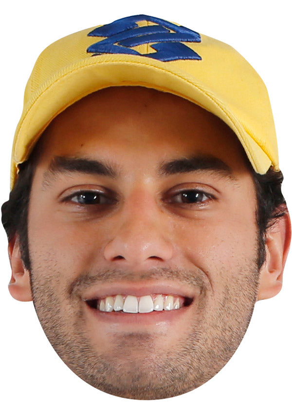 FELIPE NASR CAP JB - Formula 1 Driver Fancy Dress Cardboard Celebrity Party Face Mask