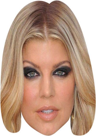 Fergie Celebrity TV Stars Face Mask FANCY DRESS HEN BIRTHDAY PARTY FUN STAG