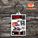 Fifa 96 Game Inspired Retro Gaming Keyring