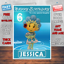 Fifi And The Flowertots 1 Style Theme Personalised Kidshows Birthday Card (SA)