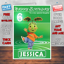 Fifi And The Flowertots 2 Style Theme Personalised Kidshows Birthday Card (SA)