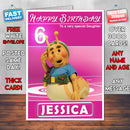 Fifi And The Flowertots 6 Style Theme Personalised Kidshows Birthday Card (SA)