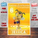 Fifi And The Flowertots 7 Style Theme Personalised Kidshows Birthday Card (SA)